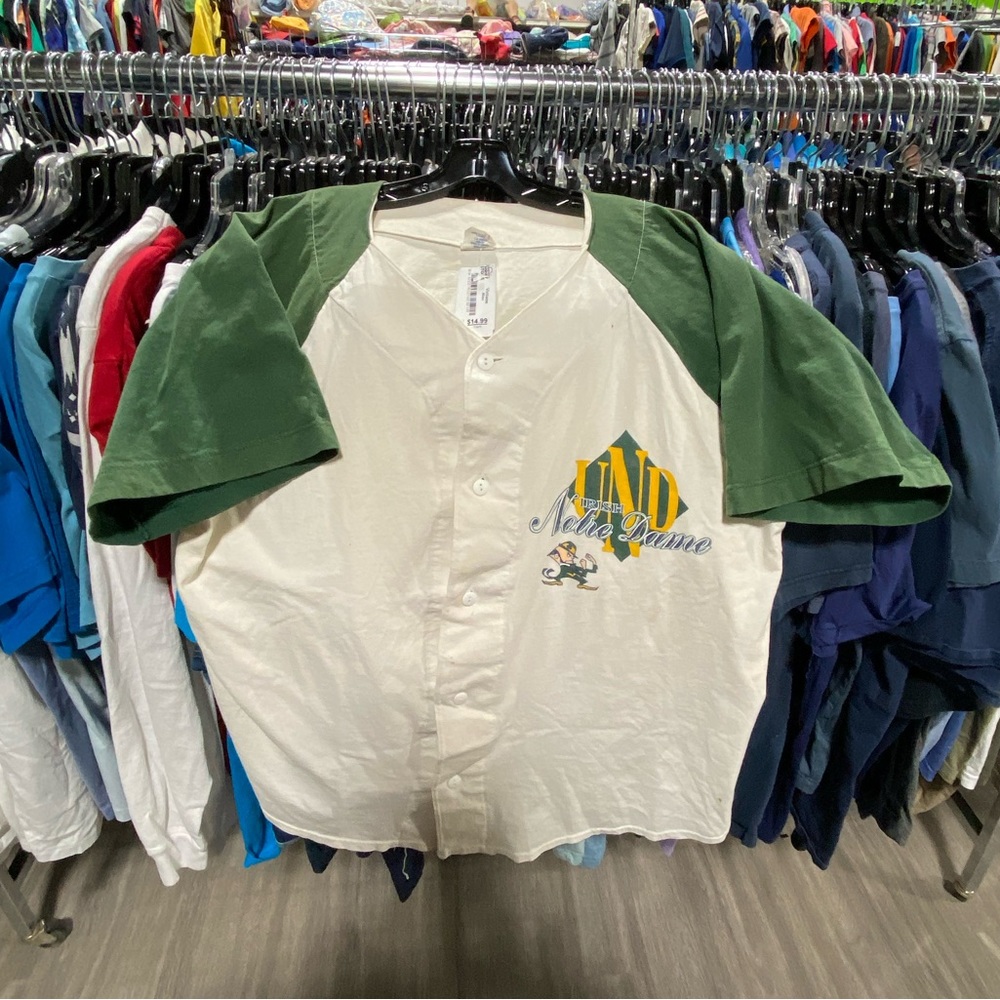 Vintage 90’s Notre Dame Bulletin Shirt